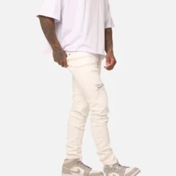 Fallen Breed Fallen Jeans White/White -Nuvora Fit Sales 03011661 YW240 mens 0050