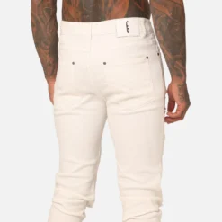 Fallen Breed Fallen Jeans White/White -Nuvora Fit Sales 03011661 YW240 mens 0080