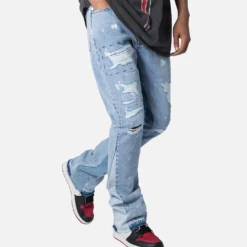 MNML B508 Flare Denim Jeans Blue -Nuvora Fit Sales 03011667 YX001 mens 0050