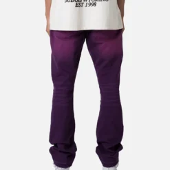 MNML B512 Flare Denim Jeans Purple -Nuvora Fit Sales 03011668 YP200 mens 0040