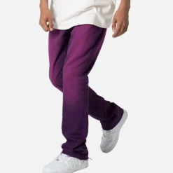 MNML B512 Flare Denim Jeans Purple -Nuvora Fit Sales 03011668 YP200 mens 0050