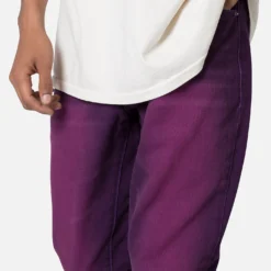 MNML B512 Flare Denim Jeans Purple -Nuvora Fit Sales 03011668 YP200 mens 0080