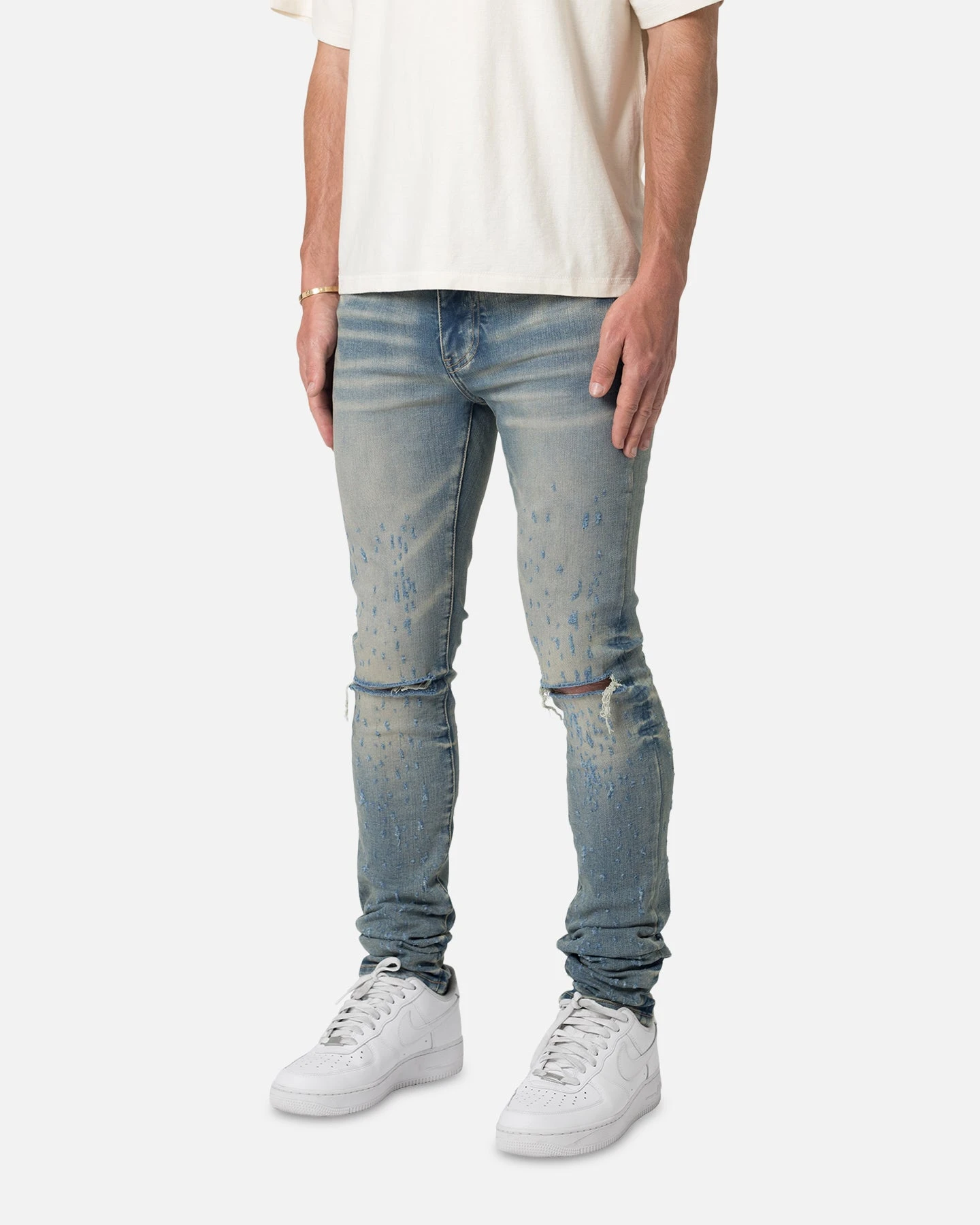 MNML X502 Skinny Denim Jeans Blue 4 MNML X502 Skinny Denim Jeans Blue - Image 2