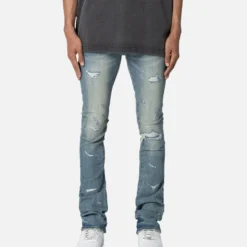 MNML X503 Convertible Skinny Denim Jeans Blue