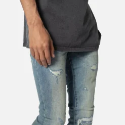 MNML X503 Convertible Skinny Denim Jeans Blue -Nuvora Fit Sales 03011676 YX001 mens 0060