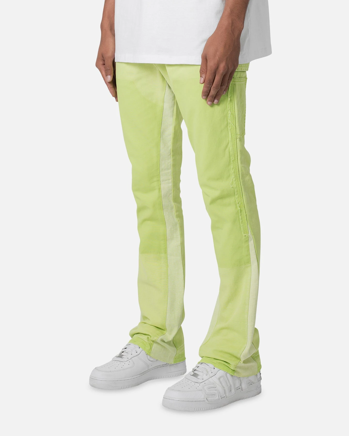 MNML B501 Flare Denim Jeans Green 4 MNML B501 Flare Denim Jeans Green - Image 2