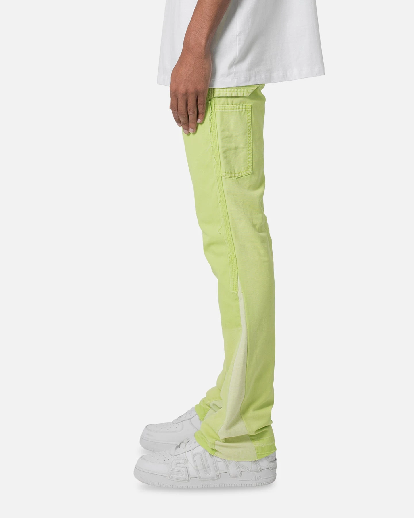 MNML B501 Flare Denim Jeans Green 5 MNML B501 Flare Denim Jeans Green - Image 3
