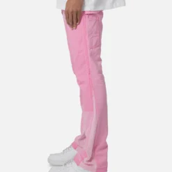 MNML B501 Flare Denim Jeans Pink -Nuvora Fit Sales 03011818 YP001 mens 0030