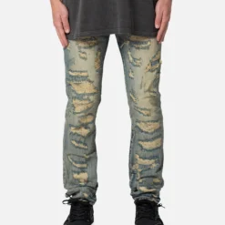 MNML D543 Straight Denim Jeans Vintage Blue