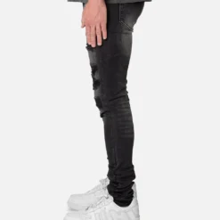 MNML X539 Skinny Denim Jeans Black -Nuvora Fit Sales 03011839 YB001 mens 0030