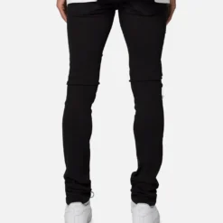 MNML X555 Crystal Skinny Denim Jeans Black/Pink -Nuvora Fit Sales 03011841 YB025 mens 0040