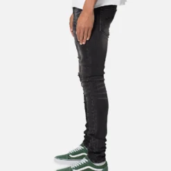 MNML X565 Skinny Denim Jeans Black -Nuvora Fit Sales 03011869 YB001 mens 0030