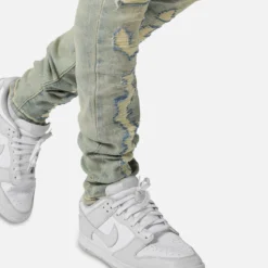 MNML X565 Skinny Denim Jeans Vintage Blue -Nuvora Fit Sales 03011870 YX561 mens 0060