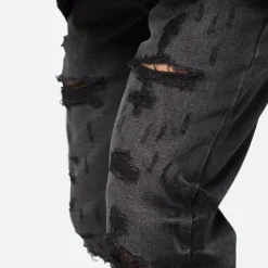 MNML B568 Flare Denim Jeans Vintage Black -Nuvora Fit Sales 03011929 YV009 mens 0050