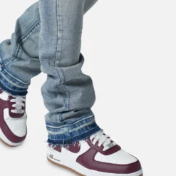 MNML X514 Skinny Stacked Denim Jeans Medium Blue -Nuvora Fit Sales 03011987 YX128 mens 0060