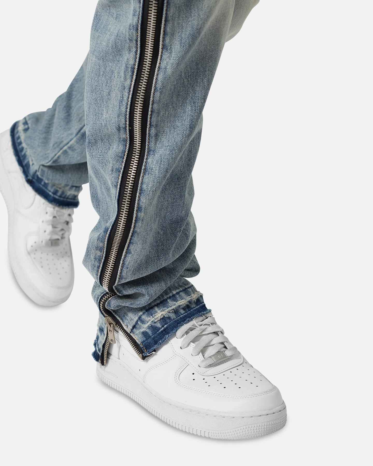 MNML D558 Straight Stripe Denim Jeans Blue 8 MNML D558 Straight Stripe Denim Jeans Blue - Image 6