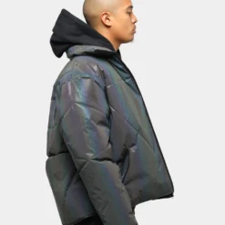 Loiter NYC Men's Spectrum Puffer Jacket Iridescent 3M/Multi-coloured -Nuvora Fit Sales 4454569056620 normal 0014