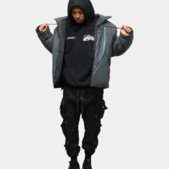 Loiter NYC Men's Spectrum Puffer Jacket Iridescent 3M/Multi-coloured -Nuvora Fit Sales 4454569056620 normal 0017