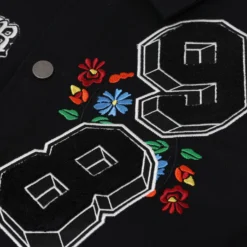 Loiter Flaws Varsity Jacket Black/White -Nuvora Fit Sales 4454570954786 default 0015